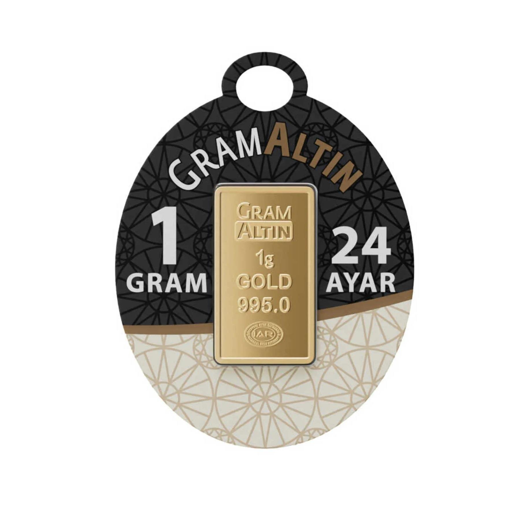 1 Gram 24 Ayar Külçe Gram Altın