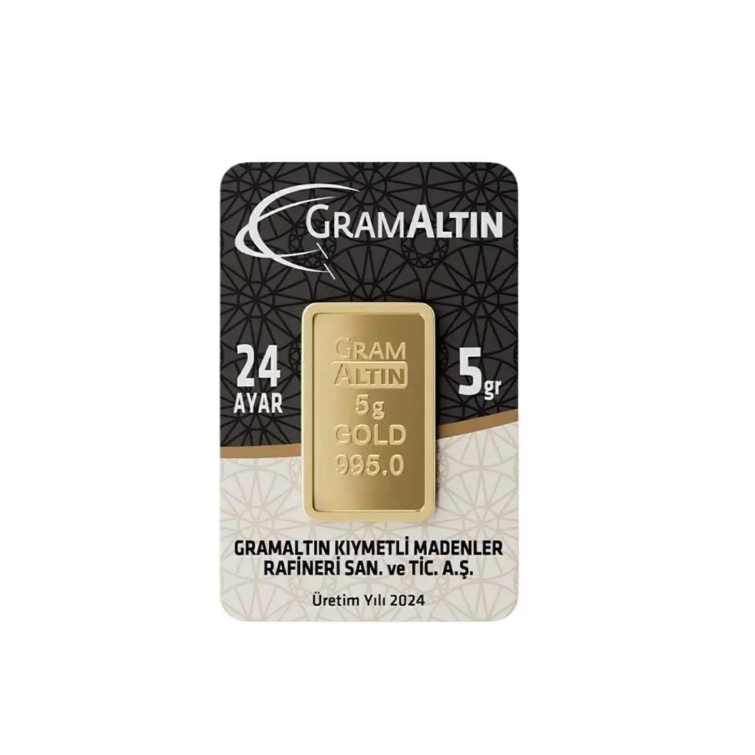 5 Gram 24 Ayar Külçe Gram Altın